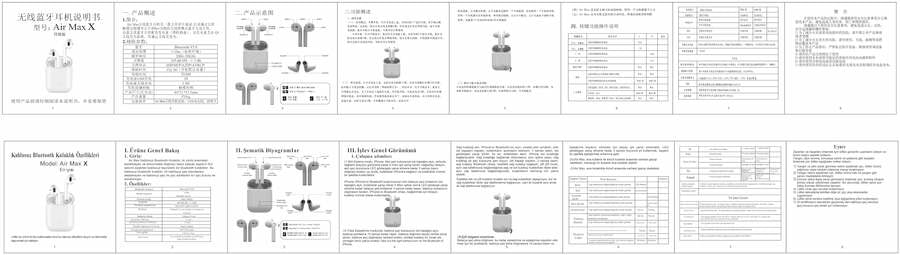 Zore Air-Max X Airpods Bluetooth Kulaklık Wireless Şarj Destekli Beyaz