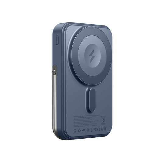 Amazingthing Thunder Go Akıllı Saat Kablosuz Şarj Özellikli PD 22.5W Standlı Wireless Powerbank 15W 10000mAh Mavi