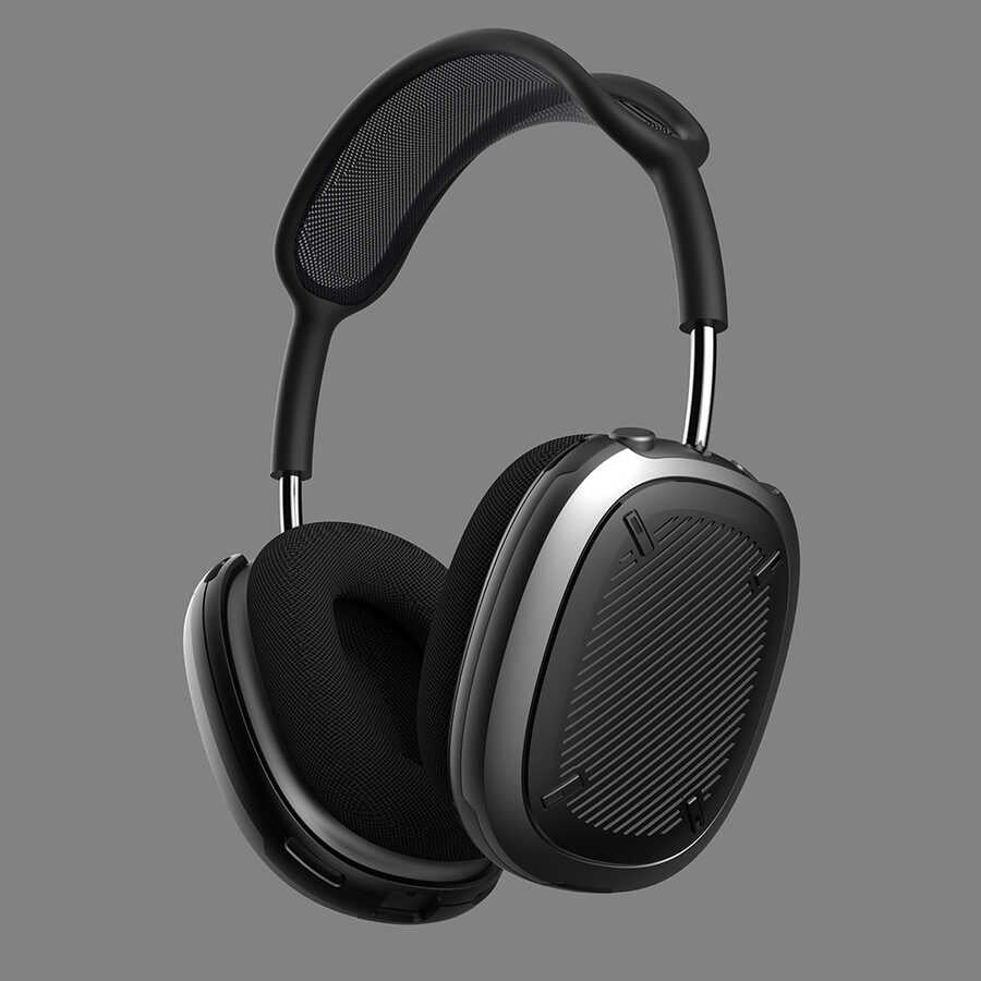 Apple Airpods Max Wiwu Armor One Koruyucu Kılıf Siyah-Gri