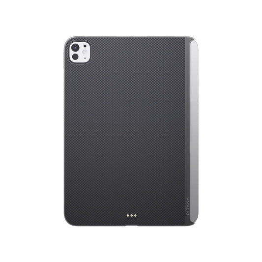 Apple iPad Pro 11 2025 M5 Kılıf Aramid Fiber Pitaka Ultra-Slim Classic Serisi Tablet Kapak Siyah