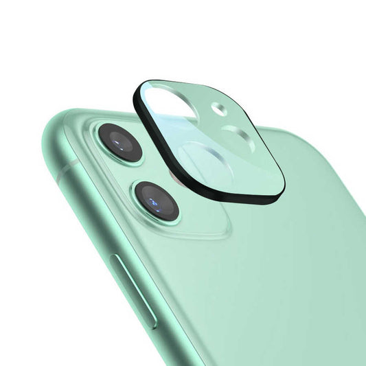 Apple iPhone 11 Benks Kamera Lens Koruyucu Beyaz
