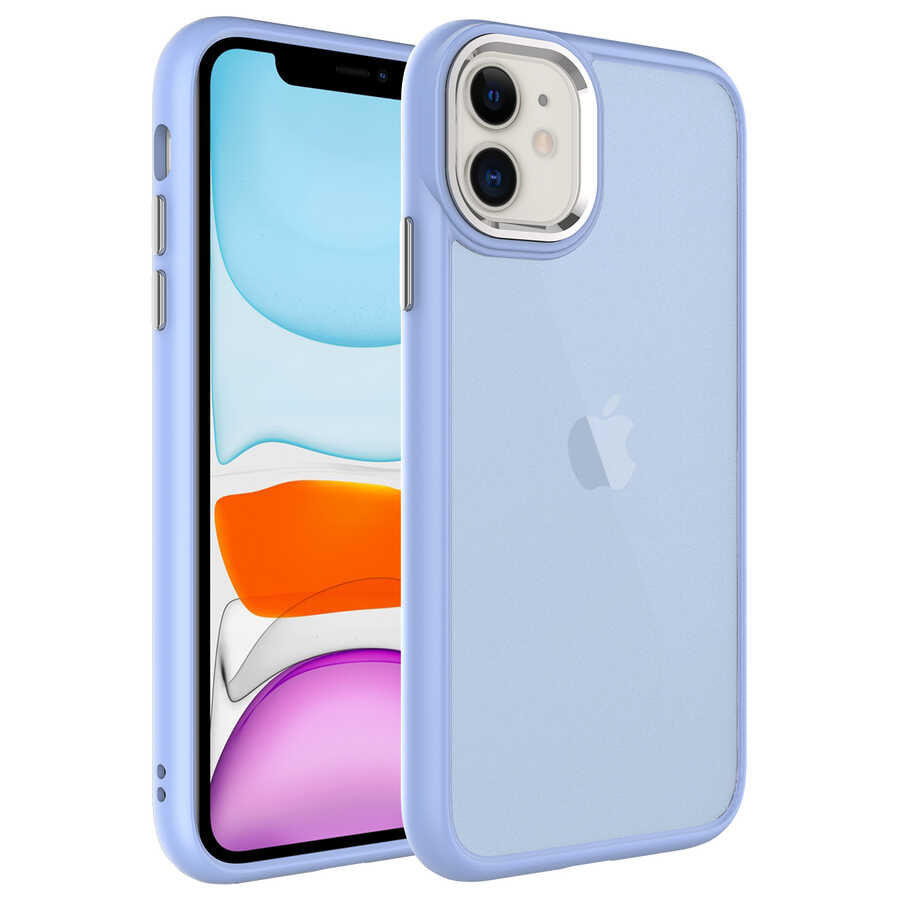 Apple iPhone 11 Kılıf Buzlu Sert PC Zore May Kapak