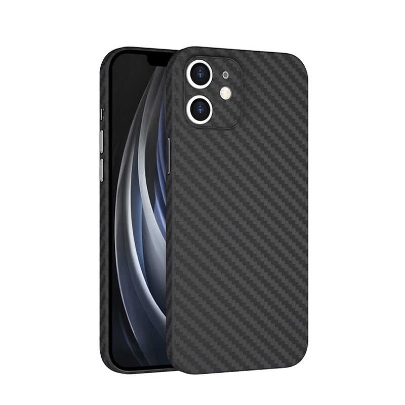Apple iPhone 11 Kılıf Wiwu Skin Carbon PP Kapak Siyah