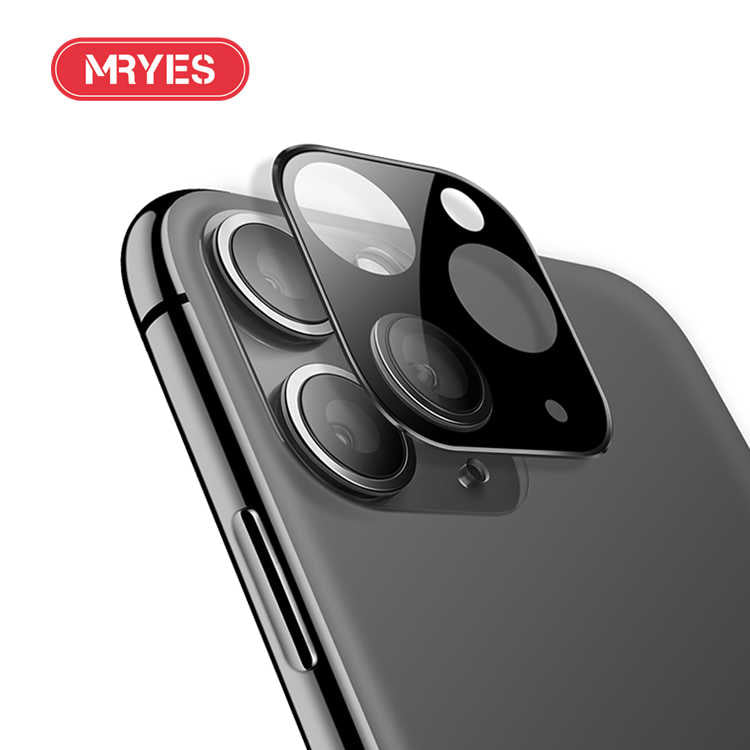 Mr.Yes Apple iPhone 11 Pro Zore Kamera Lens Koruyucu Siyah