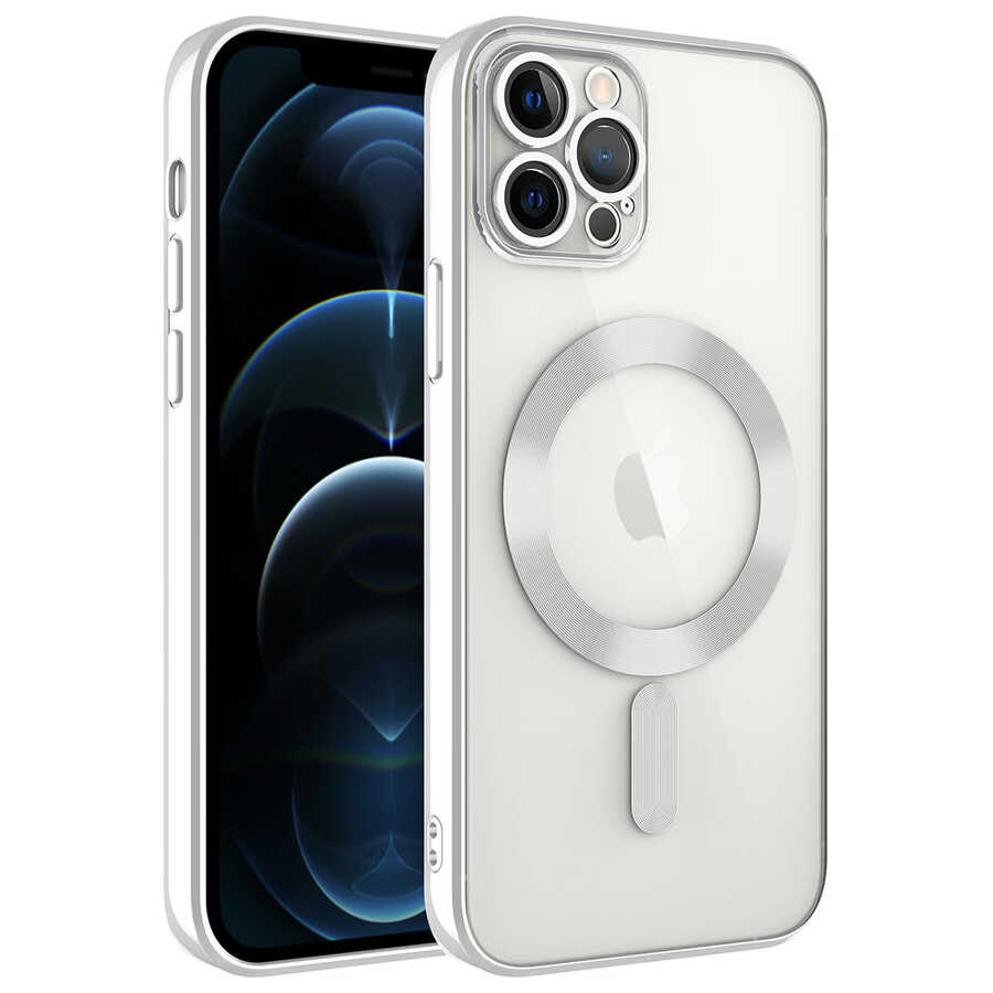Apple iPhone 11 Pro Kılıf Kamera Korumalı M-safe Wireless Şarj Özellikli Zore Demre Kapak