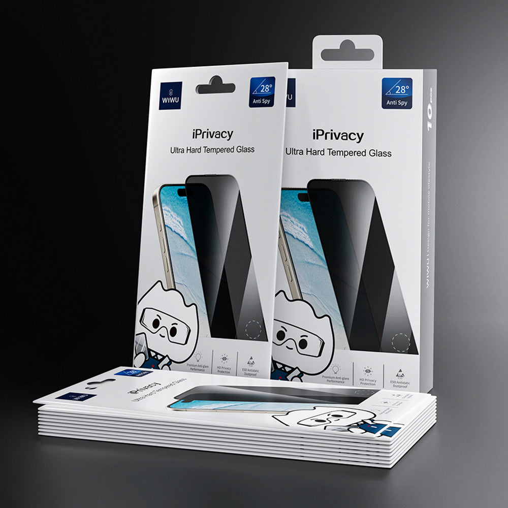 Apple iPhone 11 Wiwu GT-015 Oleofobik Darbeye Karşı Dayanıklı Temperli Ekran Koruyucu 10'lu Paket Siyah