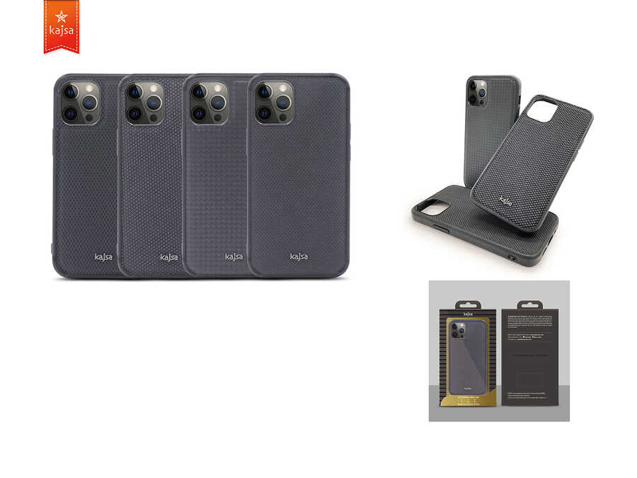 Apple iPhone 12 Kılıf Kajsa Preppie Serisi Dark Kapak NO3