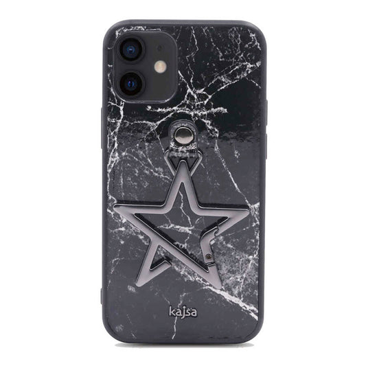 Apple iPhone 12 Kılıf Kajsa Starry Serisi Marble Kapak NO1