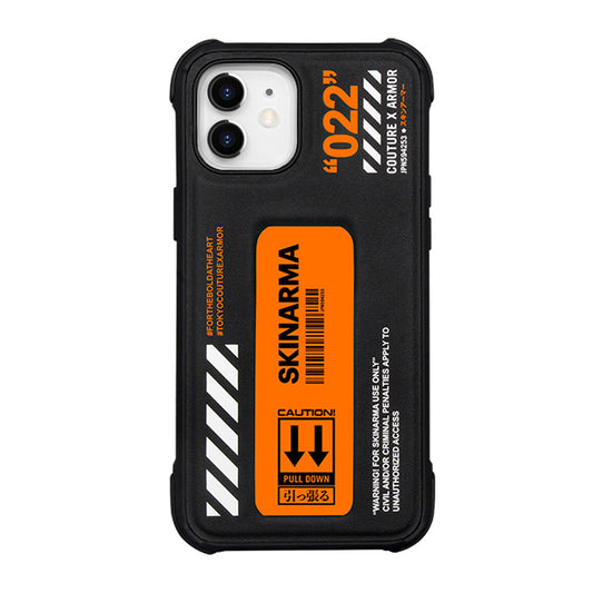 Apple iPhone 12 Kılıf SkinArma Standlı Deri Görünümlü Shingoki Kapak Sarı