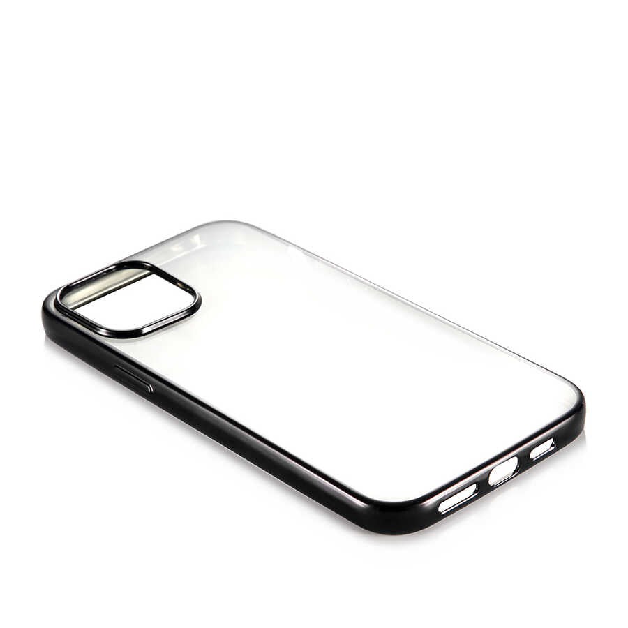 Apple iPhone 12 Mini Benks Magic Glitz Ultra-Thin Transparent Protective Soft Kapak Gümüş