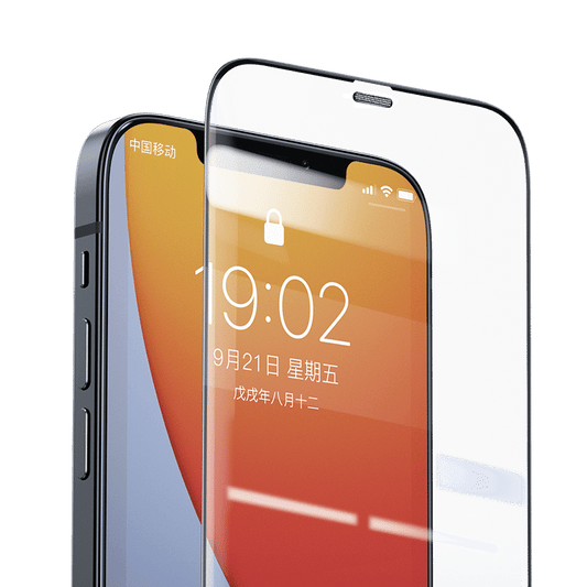 Apple iPhone 12 Pro Benks 0.3mm V Pro Dust Full Curved Proof Ekran Koruyucu Siyah