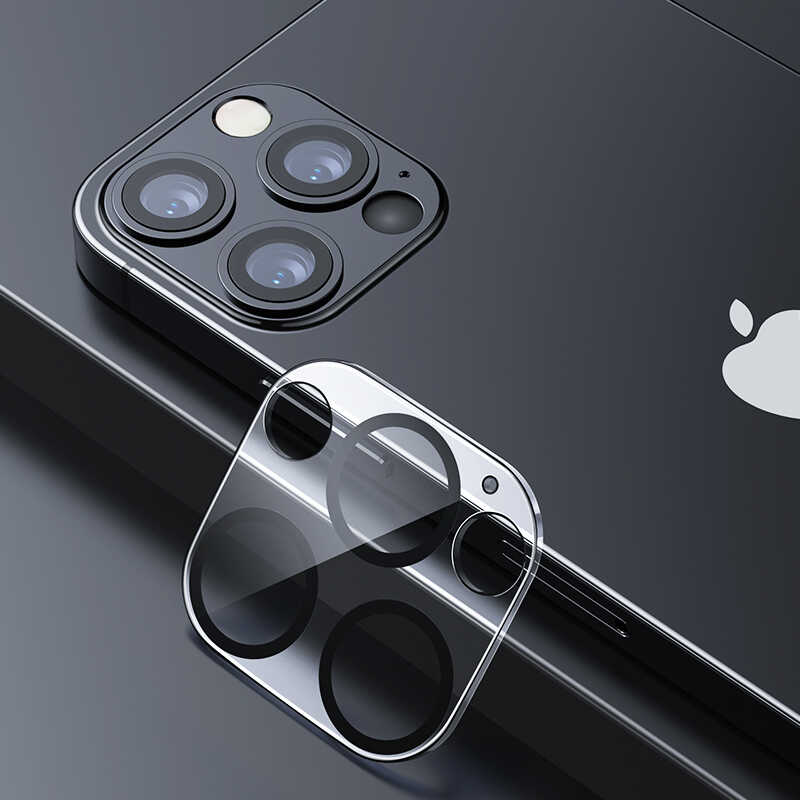 Apple iPhone 12 Pro Benks İntegrated Kamera Lens Koruyucu Cam Renksiz
