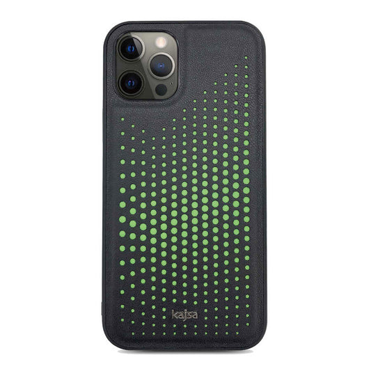 Apple iPhone 12 Pro Kılıf Kajsa Splendid Serisi Circle Kapak Siyah