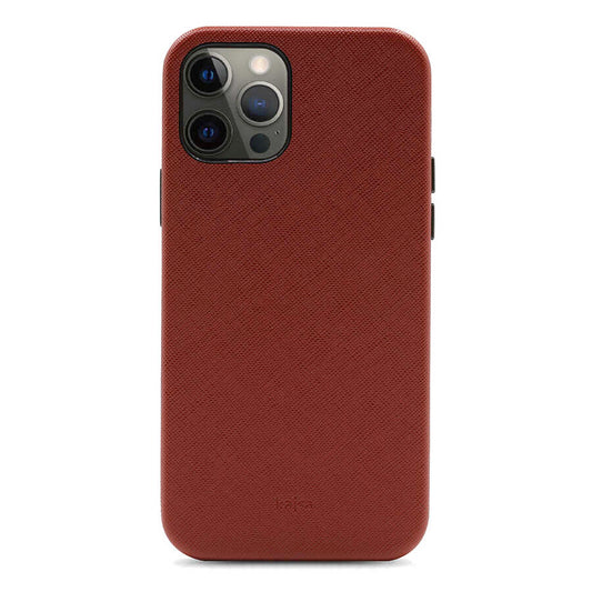 Apple iPhone 12 Pro Kılıf Kajsa Woven Kapak Mavi