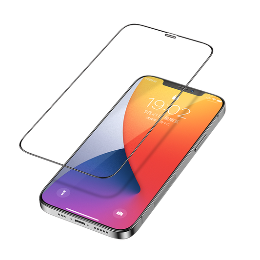 Apple iPhone 12 Pro Max Benks V Pro Plus Şeffaf Ekran Koruyucu Siyah