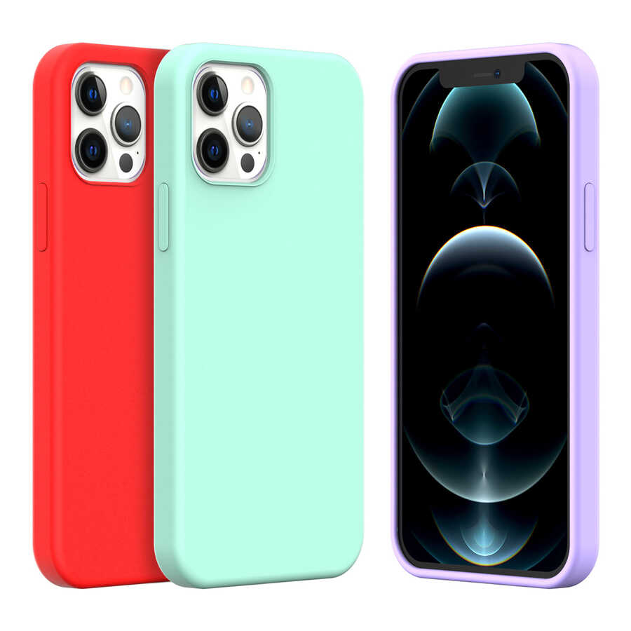 Apple iPhone 12 Pro Max Kılıf Araree Typo Skin Kapak Kırmızı