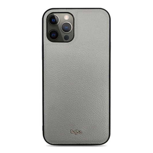 Apple iPhone 12 Pro Max Kılıf Kajsa Luxe Collection Hakiki Deri Kapak Kırmızı