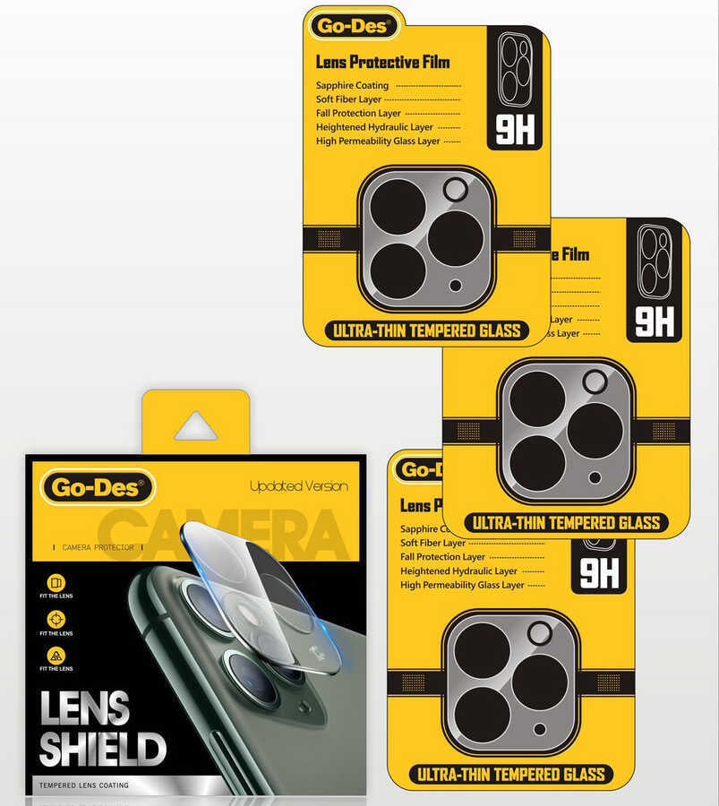 Apple iPhone 13 Go Des Lens Shield Kamera Lens Koruyucu Renksiz