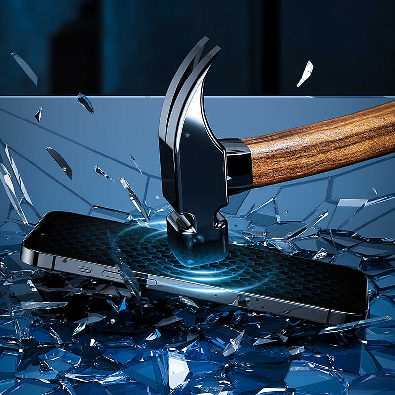 Apple iPhone 13 Pro Benks Little KingKong Privacy Cam Ekran Koruyucu Siyah