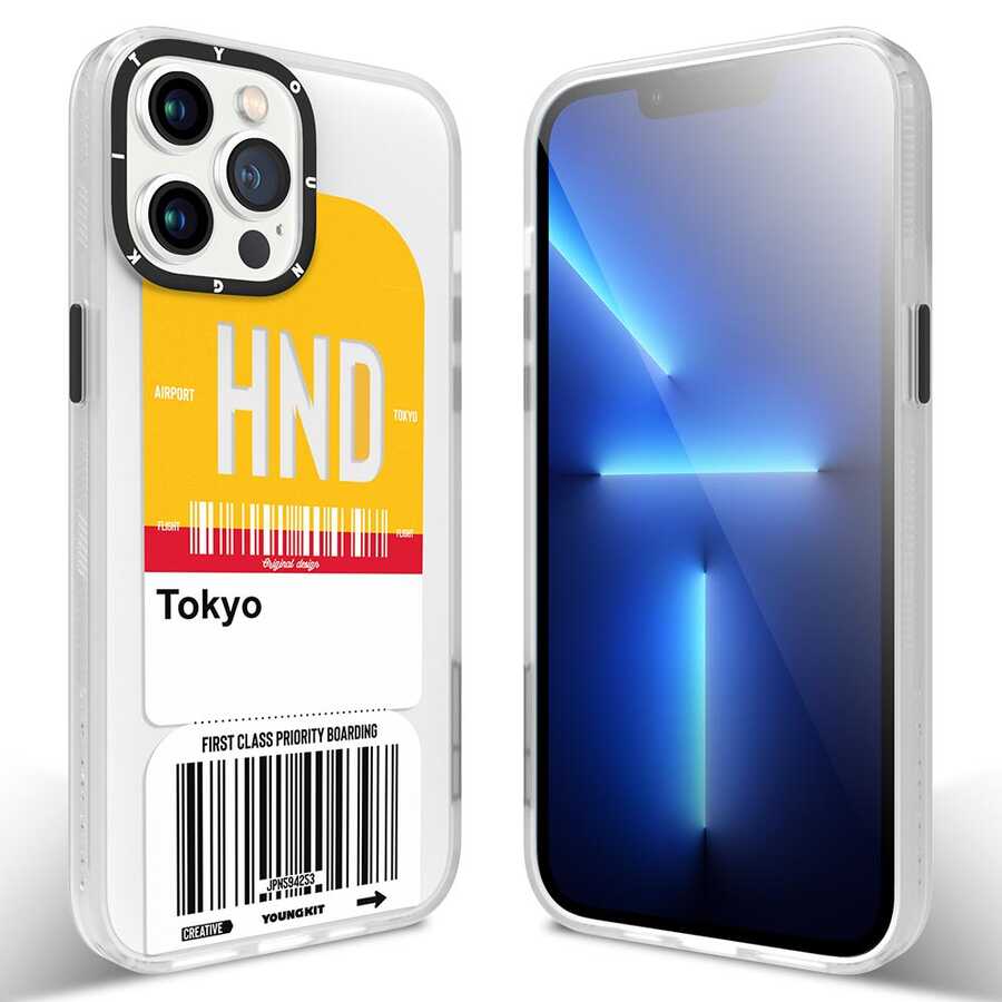 Apple iPhone 13 Pro Max Kılıf YoungKit Any Time Trip Serisi Kapak