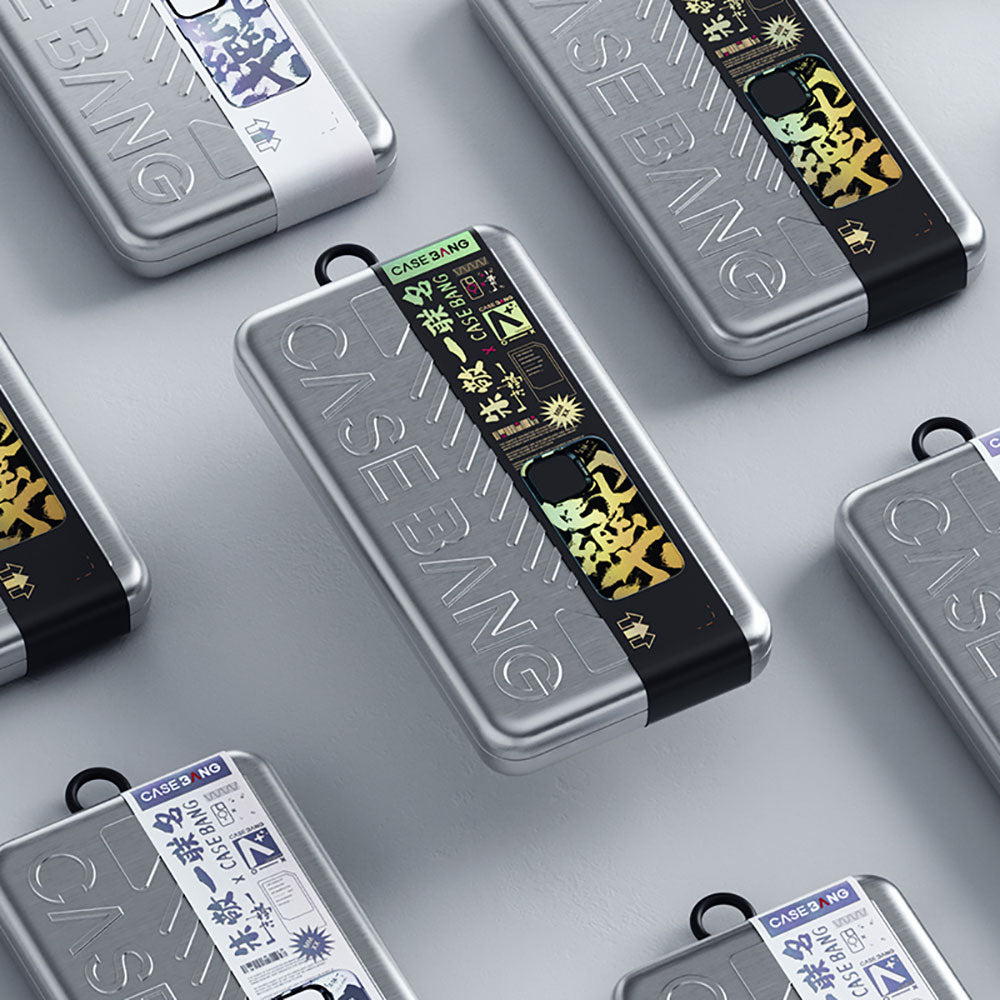 Apple iPhone 14 Pro Kılıf M-safe Şarj Özellikli Benks Casebang Calligraphy Joy Kapak Siyah