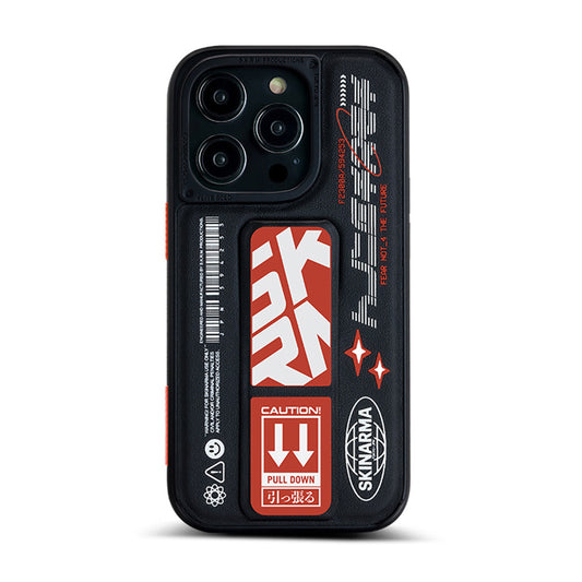 Apple iPhone 14 Pro Max Kılıf SkinArma Standlı Deri Görünümlü Akarui Kapak Turkuaz