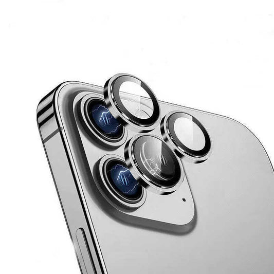 Apple iPhone 14 Pro Max Wiwu Lens Guard Metal Kamera Lens Koruyucu Derin Mor