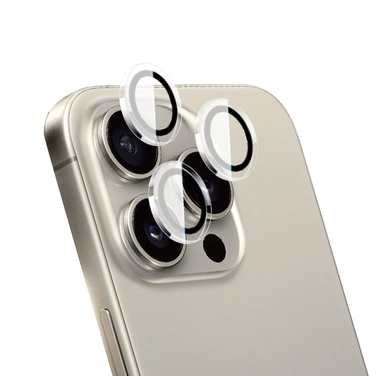 Apple iPhone 14 Pro Max Wiwu LG-007 Lens Guard Oleofobik Anti Reflective Kamera Lens Koruyucu + Kolay Uygulama Aparatlı Şeffaf