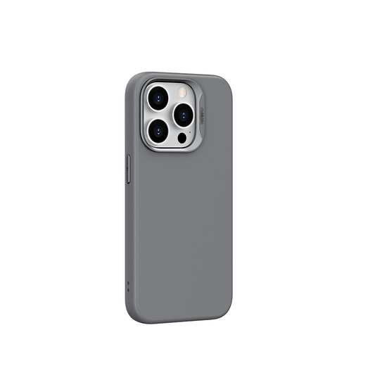 Apple iPhone 15 Pro Kılıf Wiwu SP-019 M-safe Şarj Özellikli Vegan Leather Deri Kapak