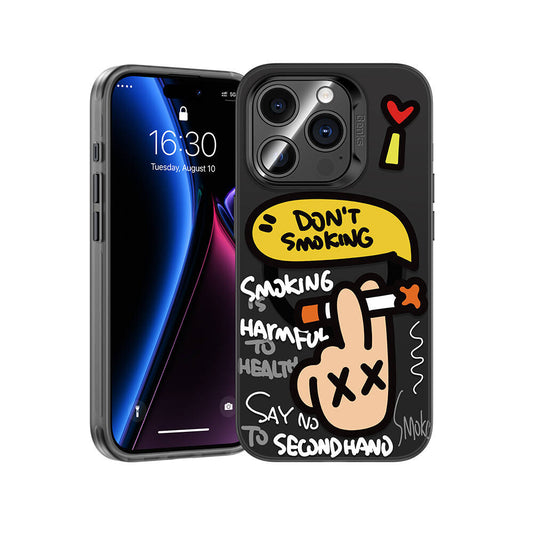 Apple iPhone 15 Pro Max Kılıf M-safe Şarj Özellikli Benks No Smoking Kapak