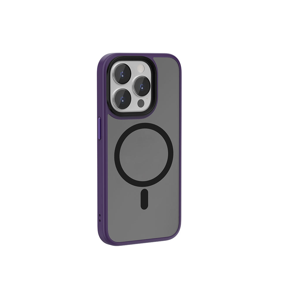 Apple iPhone 15 Pro Max Kılıf Wiwu FGG-011 M-safe Şarj Özellikli Kamera Korumalı Kapak