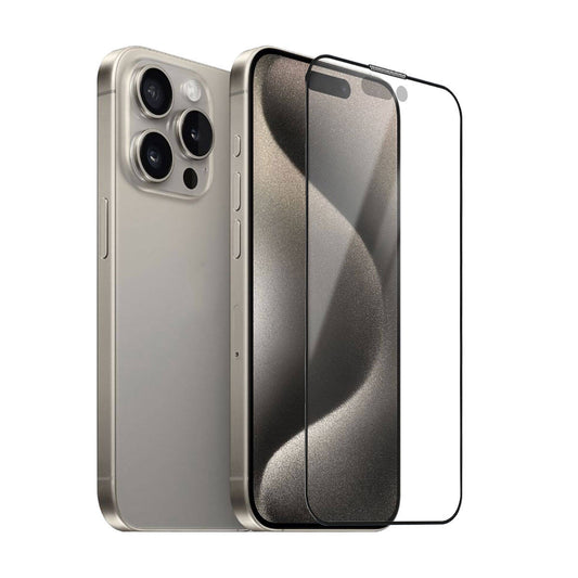 Apple iPhone 15 Pro Max Wiwu iVista Screen Matte Ultra Güçlü Temperli Mat Ekran Koruyucu Siyah