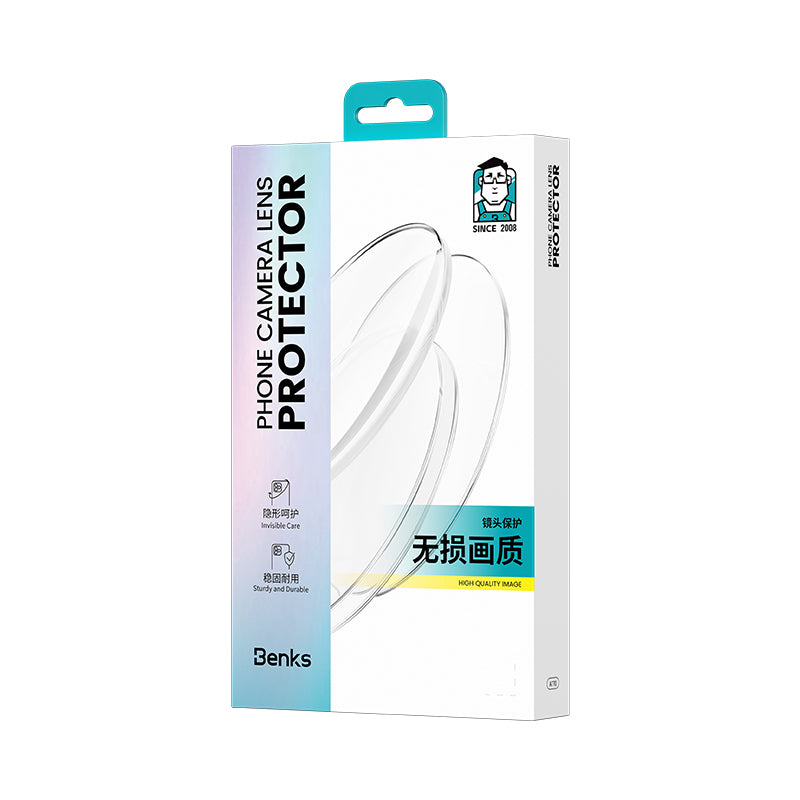 Apple iPhone 16 Benks Air Shield Anti Reflective Mat Kamera Full Lens Koruyucu Şeffaf