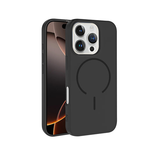 Apple iPhone 16 Pro Kılıf M-safe Şarj Özellikli Zore Meta Kapak