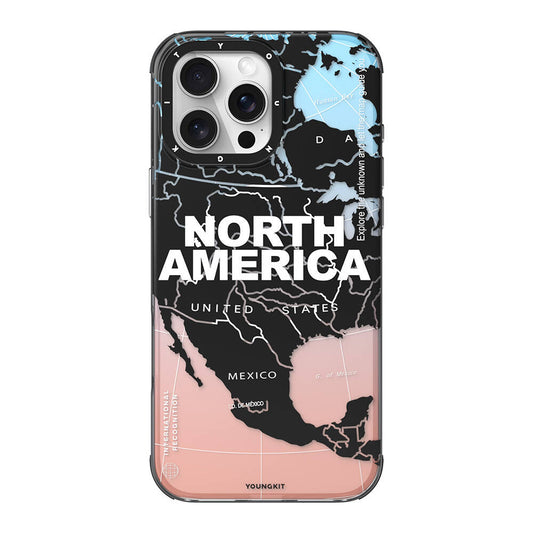 Apple iPhone 16 Pro Kılıf M-safe Şarj Özellikli Youngkit Universal Serisi Kapak Siyah