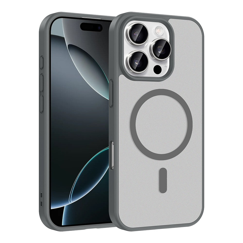 Apple iPhone 16 Pro Max Kılıf M-safe Şarj Özellikli Zore Babet Kapak