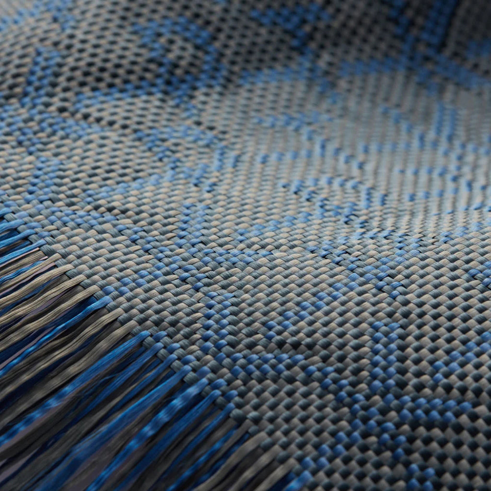 Apple iPhone 16 Pro Max Kılıf M-safe Şarj Özellikli Aramid Fiber Pitaka Tactile Woven Monogram Serisi Kapak Kırmızı