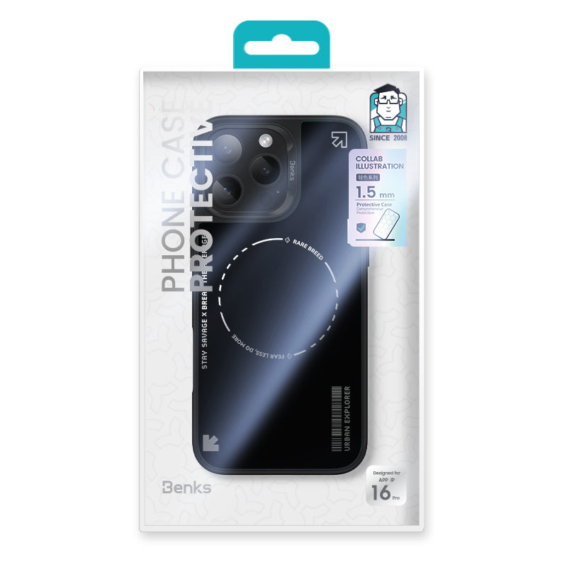 Apple iPhone 16 Pro Max Kılıf M-safe Şarj Özellikli Benks Dynamic Basis Kapak Beyaz