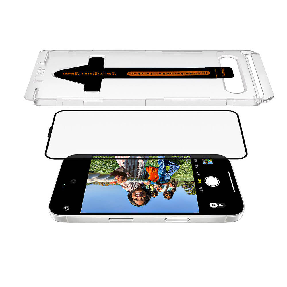 Apple iPhone 16 Pro Max Zore Süper Fast Temperli Ekran Koruyucu Şeffaf