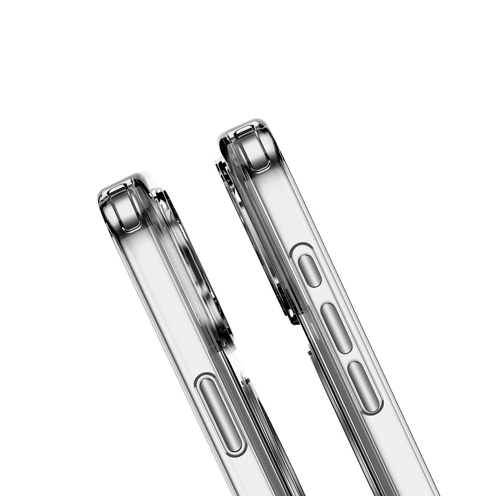 Apple iPhone 17 Kılıf M-safe Şarj Özellikli Standlı Airbag Tasarımlı Mutural Fresh Serisi Kapak Şeffaf