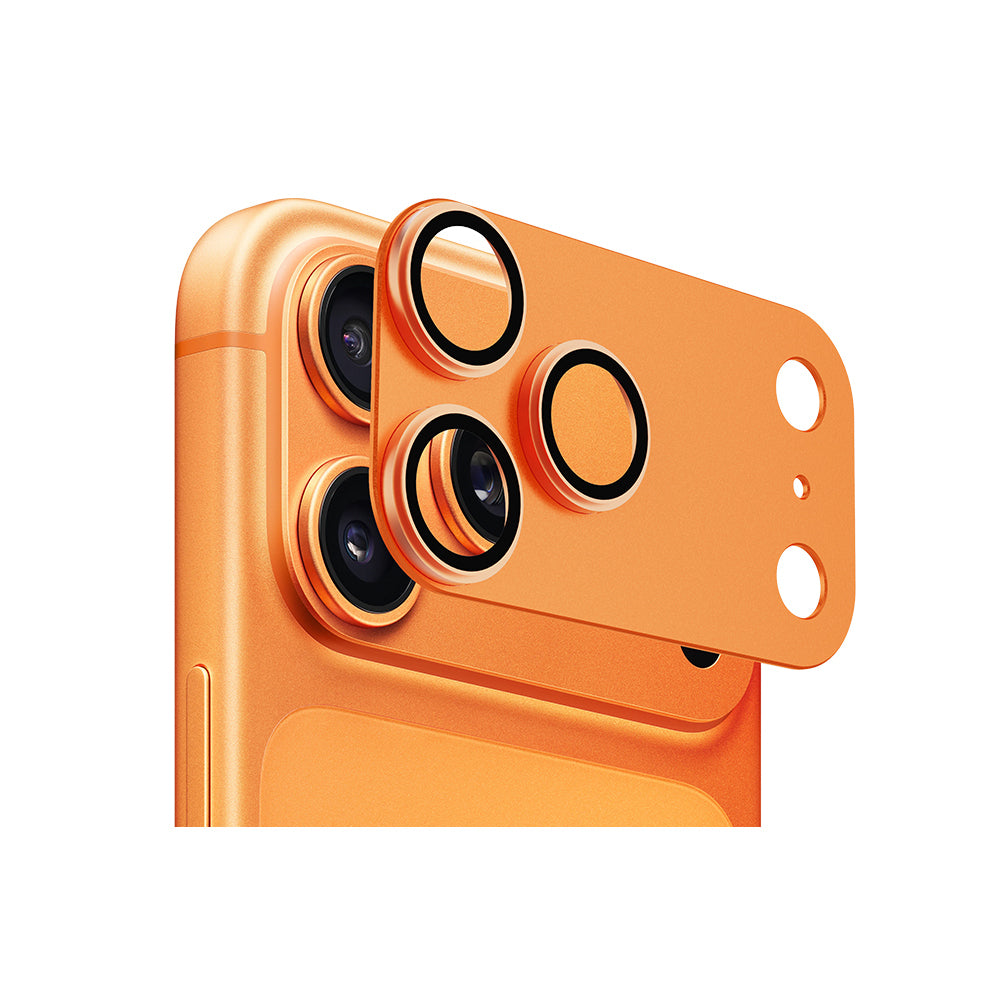 Apple iPhone 17 Pro Go Des FC007 Titanyum Serisi Anti Reflective Kamera Lens Koruyucu