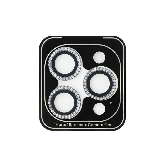 Apple iPhone 17 Pro Max Guess Orjinal Lisanslı Rhinestone Taşlı Lens Koruyucu