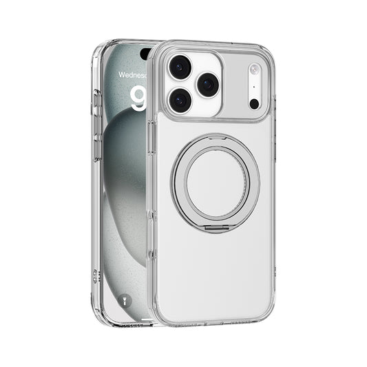 Apple iPhone 17 Pro Max Kılıf M-safe Şarj Özellikli Standlı Airbag Tasarımlı Mutural Fresh Serisi Kapak Şeffaf