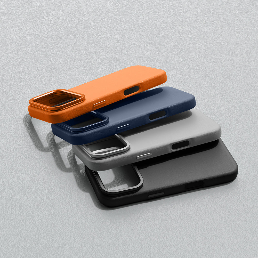 Apple iPhone 17 Pro Max Kılıf M-safe Şarj Özellikli Standlı Amazingthing Glamour Mag Serisi PU Kapak Siyah