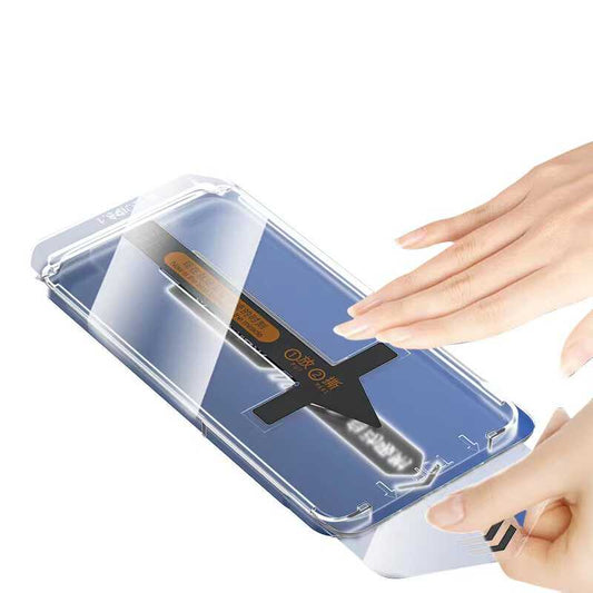 Apple iPhone 17E Zore Süper Fast Anti-Dust Toz Önleyici Temperli Ekran Koruyucu