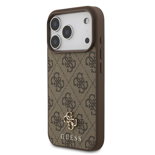 Apple iPhone 18 Pro Kılıf Guess Orjinal Lisanslı M-safe Şarj Özellikli Small 4G Classic Kapak