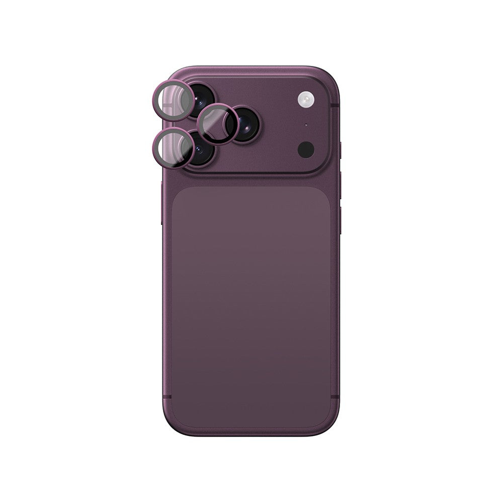 Apple iPhone 18 Pro Max Amazingthing Radix Vision Parlama Önleyici Kamera Lens Koruyucu + Kolay Uygulama Aparatlı
