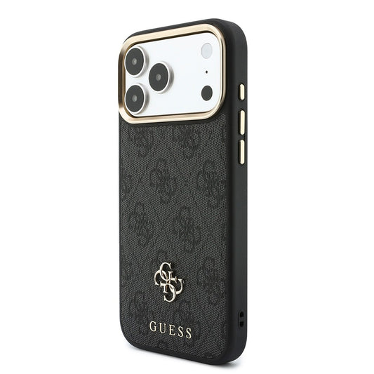 Apple iPhone 18 Pro Max Kılıf Guess Orjinal Lisanslı 4G ve Yazı Logolu Kartlıklı Kapak