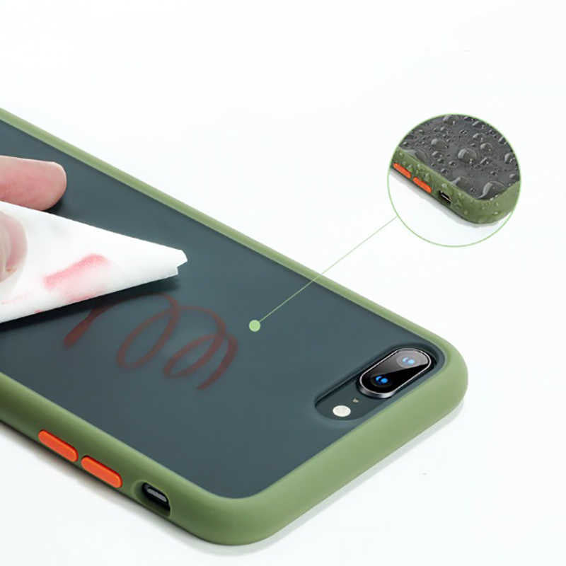 Apple iPhone 8 Plus Kılıf Benks Magic Smooth Drop Resistance Kapak Beyaz