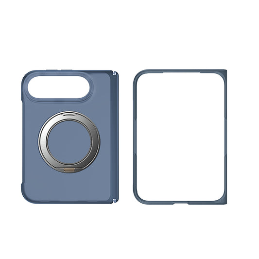 Apple iPhone Duo Kılıf M-safe Şarj Özellikli Arkası Mat Sert PC Wlons Vena Standlı Kapak